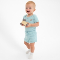 Комплект детский (боди, шорты) MINAKU, цвет ментол, рост 80-86 см