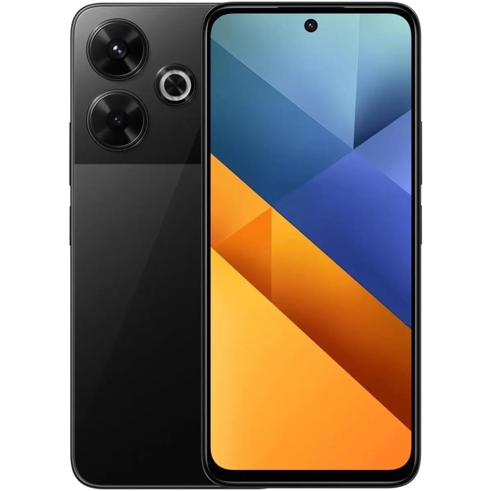 Смартфон Xiaomi POCO M6, 6.79 Смартфон Xiaomi POCO M6, 6.79", 8Гб, 256Гб, 108 Мп, 2 Мп, 2 Sim, NFC, 5030мАч, черный