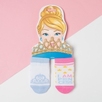 Набор "Princess" Принцессы, повязка, носки 2 пары р.8-10 см Набор "Princess" Принцессы, повязка, носки 2 пары р.8-10 см