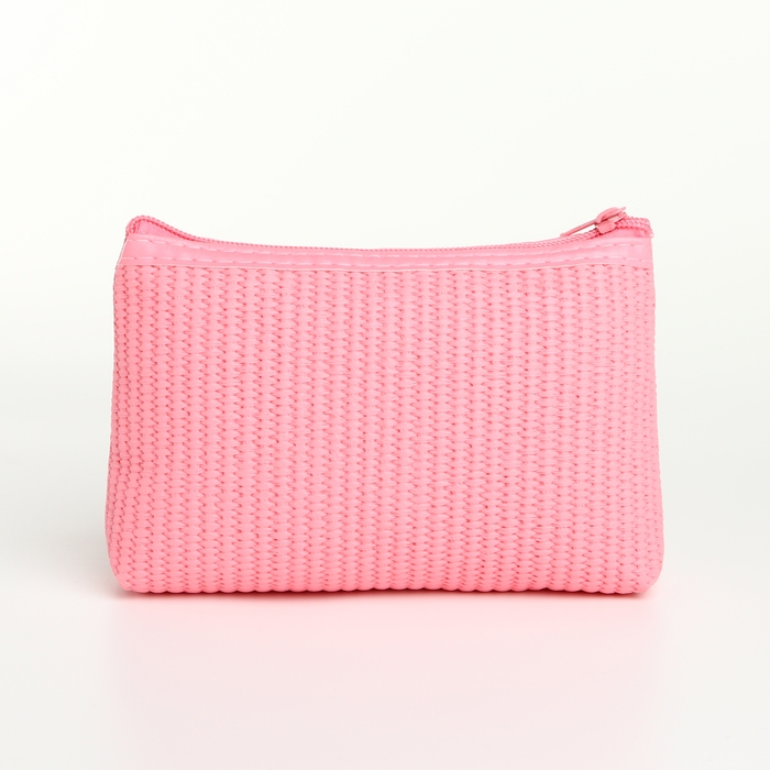 Набор косметичек 3 в 1 на молнии, цвет розовый