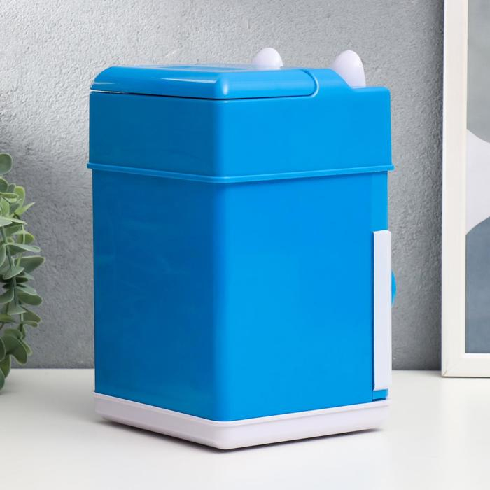 Копилка пластик для монет и купюр Копилка пластик для монет и купюр "Сейф - Кит" кодовый замок, звук 3АА 20,5х13х12 см