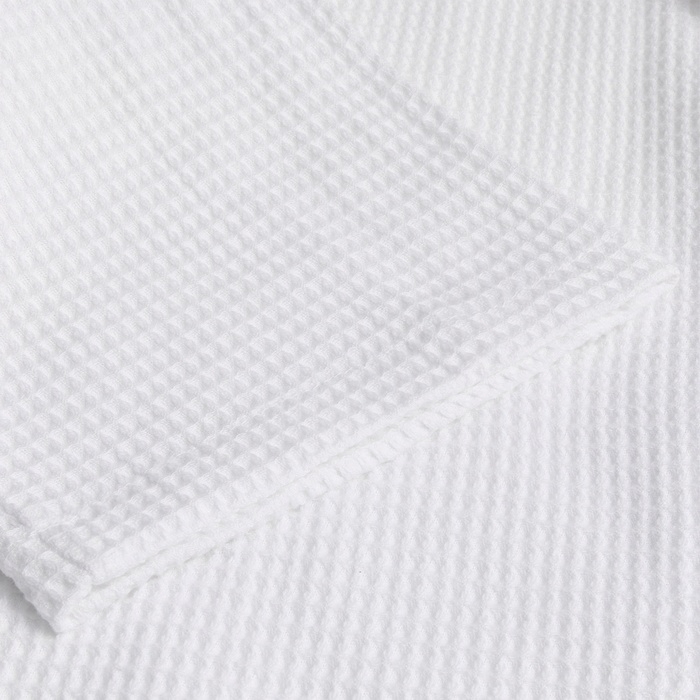 Халат вафельный мужской SL HOME: Basic "Блан де Блан", размер L, 100% хлопок, 300 г/м2