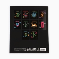 Предметная тетрадь А5, 48 л на скрепке «Неон. Литература» Софт тач лам, 3D лак Предметная тетрадь А5, 48 л на скрепке «Неон. Литература» Софт тач лам, 3D лак