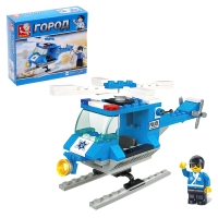 Конструктор &laquo;Полицейский вертолёт&raquo;, 85 деталей
