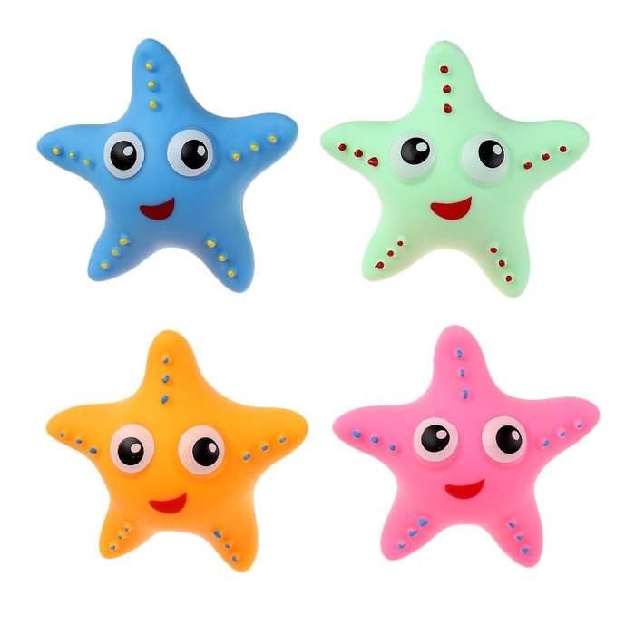 Мялка &laquo;Звезда&raquo; с пастой, цвета МИКС