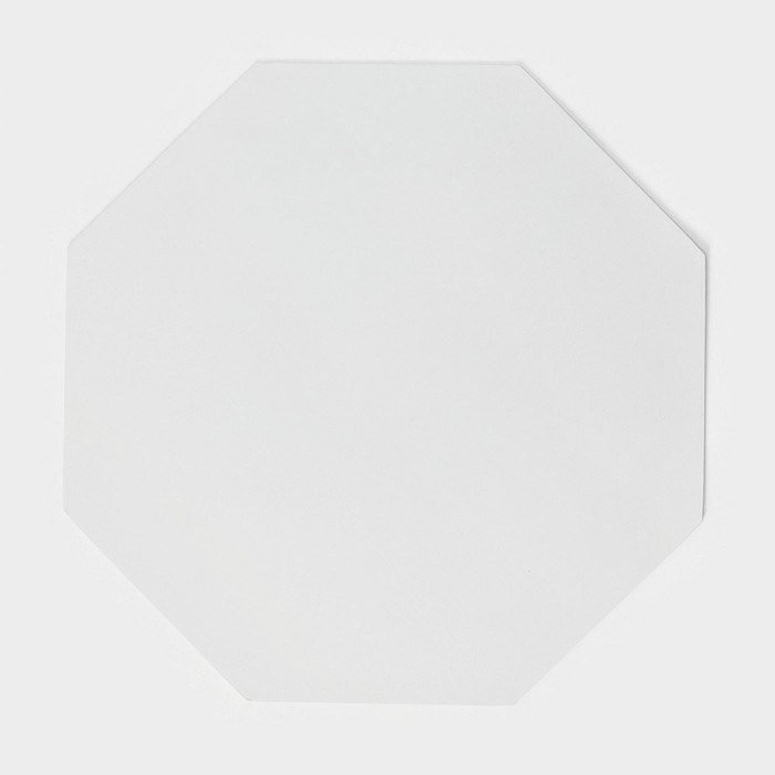 Салфетка сервировочная на стол &laquo;Тэм&raquo;, d=38 см, цвет белый, восьмиугольник