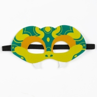 Карнавальный набор "Прикольная Змейка", накидка, маска, цвет зелёный Карнавальный набор "Прикольная Змейка", накидка, маска, цвет зелёный