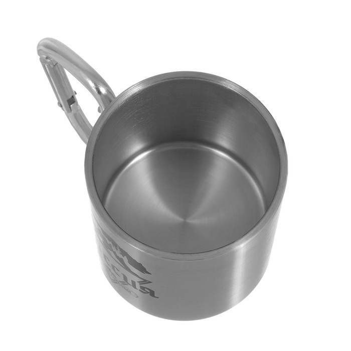 Термокружка, 180 мл, Карабин Термокружка, 180 мл, Карабин "Россия - родина смелых", 7.5 х 10.5 см