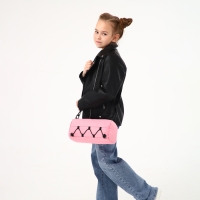 Сумка детская спортивная на молнии для девочки, регулируемый ремень, цвет розовый Сумка детская спортивная на молнии для девочки, регулируемый ремень, цвет розовый