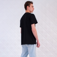 Футболка мужская, цвет чёрный, размер 56