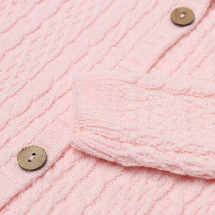 Комбинезон детский, цвет розовый, рост 74-80 см