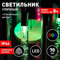 Светильник садовый Эра на солнечной батарее «Солнечный ветер» LED, IP44 Светильник садовый Эра на солнечной батарее «Солнечный ветер» LED, IP44