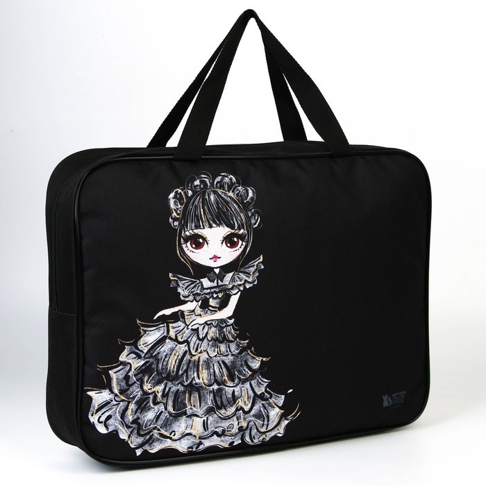 Папка для труда А4 на молнии текстиль 70мм 360 х 260 &laquo;1 сентября: Будь собой&raquo;