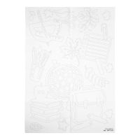 Декор на окна «День знаний» Декор на окна «День знаний»