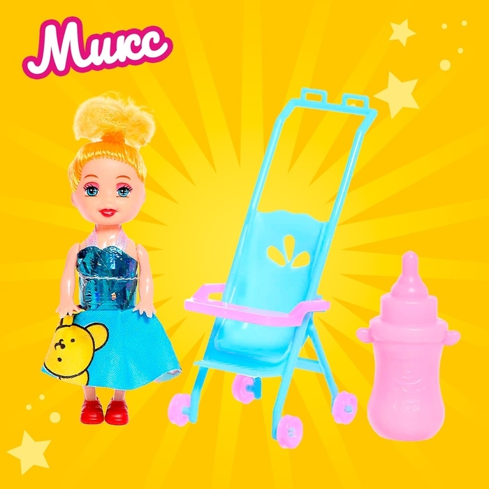 Кукла малышка &laquo;Ева&raquo; с аксессуарами, МИКС