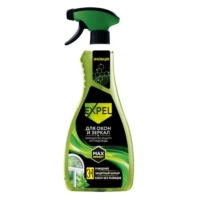 Средство для мытья стекол и зеркал Expel, мята, антидождь, 450 мл