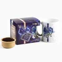 Подарочный набор новогодний &laquo;Счастья и удачи в Новом году&raquo; чай чёрный, 50 г и кружка керамическая, 300 мл