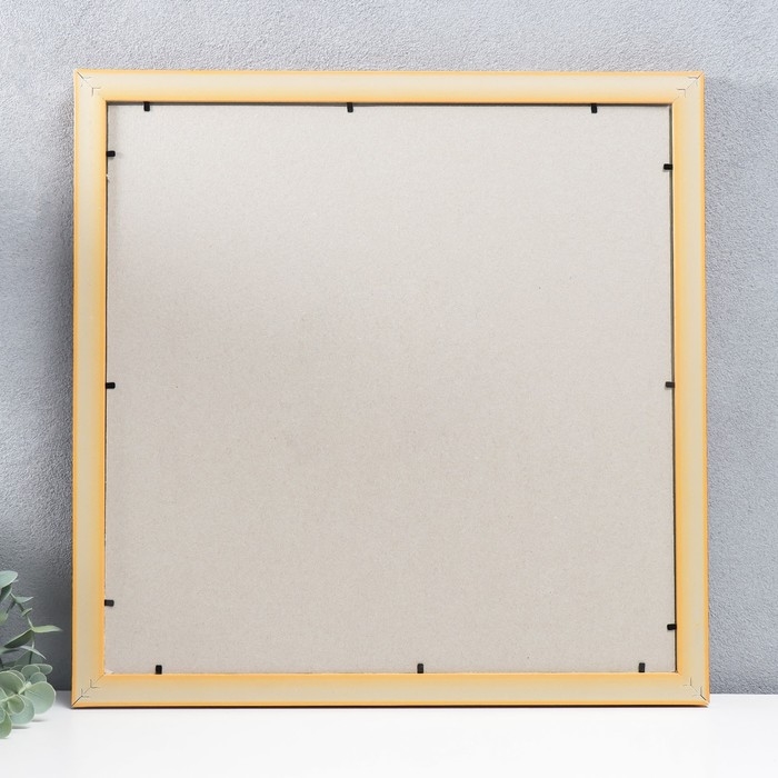 Фоторамка пластик 40х40 см, золото (пластиковый экран) Фоторамка пластик 40х40 см, золото (пластиковый экран)