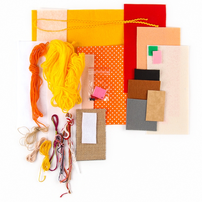 Набор по изготовлению текстильной игрушки &laquo;Блинник&raquo;, высота &mdash; 17,5 см