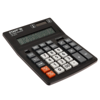 Калькулятор настольный 12 разрядов STAFF PLUS STF-333, двойное питание