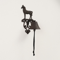 Колокол сувенирный чугун "Лошадь" 13х13,5х24,5 см Колокол сувенирный чугун "Лошадь" 13х13,5х24,5 см