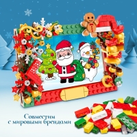 Конструктор «Новогодние приключения», рамка для фото, 163 детали Конструктор «Новогодние приключения», рамка для фото, 163 детали