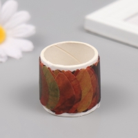 Клейкая лента бумага "Листья осени" 50 картинок 3,5х3,5х3.7 см Клейкая лента бумага "Листья осени" 50 картинок 3,5х3,5х3.7 см