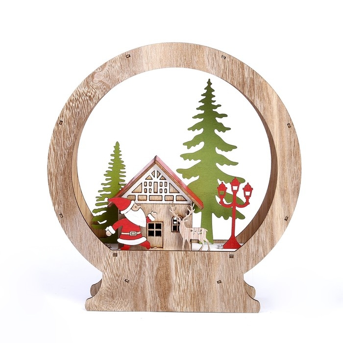 Декор с подсветкой &laquo;Новогодняя сказка&raquo; 22,5 &times; 21 &times; 5 см