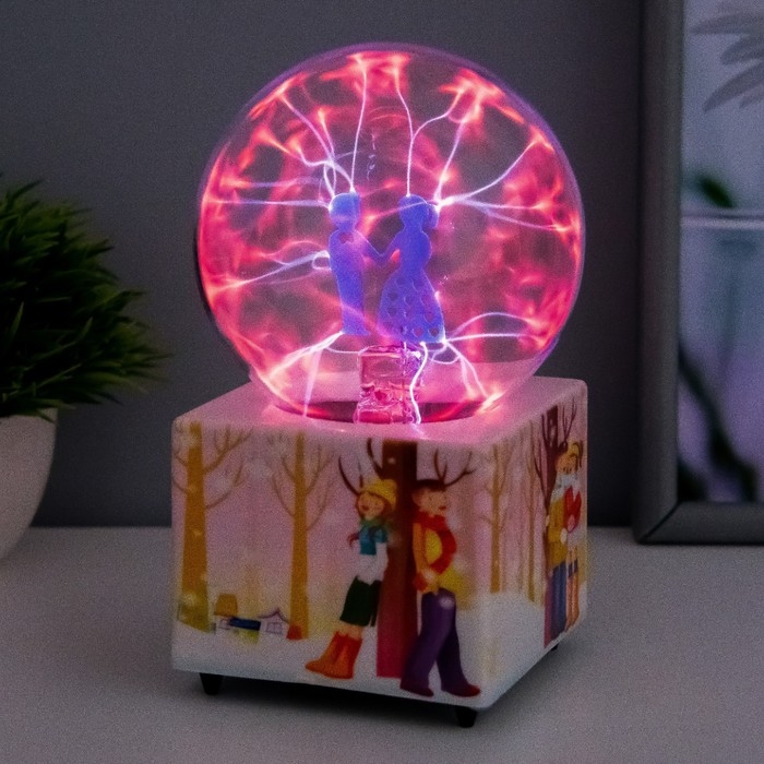 Плазменный шар Плазменный шар "Парочка" цветной 8,5х8,5х17 см RISALUX