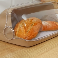 Хлебница большая, 41,5&times;26&times;18,5 см, цвет шоколадный мокко