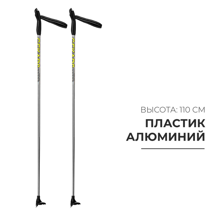 Палки лыжные алюминиевые Gekars Vega, длина 110 см