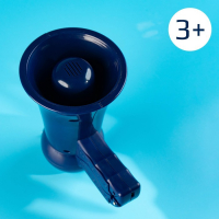 Мегафон &laquo;Полицейский&raquo;, 2 режима: сирена, громкоговоритель, работает от батареек