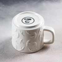 Кружка керамическая «Ласточки» белая, 260 мл, цвет белый Кружка керамическая «Ласточки» белая, 260 мл, цвет белый