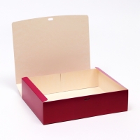 Коробка складная &laquo;Бордовая&raquo;, 31 х 24,5 х 9 см