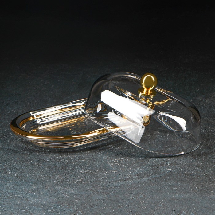 Масленка, 19,8&times;13,1 см, цвет золотой