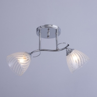 Люстра "Нора" 2х60Вт Е27 Хром 50х22х26см Люстра "Нора" 2х60Вт Е27 Хром 50х22х26см