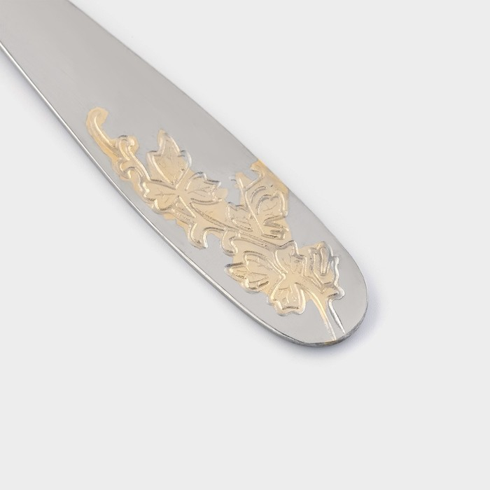 Набор вилок столовых Доляна &laquo;Букет&raquo;, h=20,5 см, 6 шт, цвет серебряный