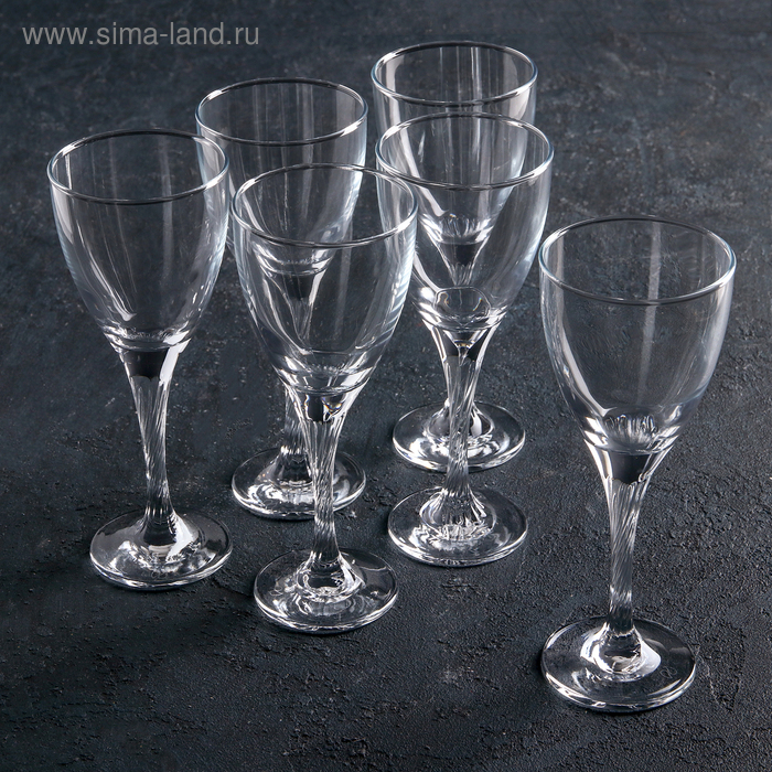 Набор бокалов для вина Twist, 205 мл, 6 шт Набор бокалов для вина Twist, 205 мл, 6 шт