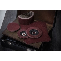 Круг лепестковый торцевой ТУНДРА, 125 х 22 мм, Р80