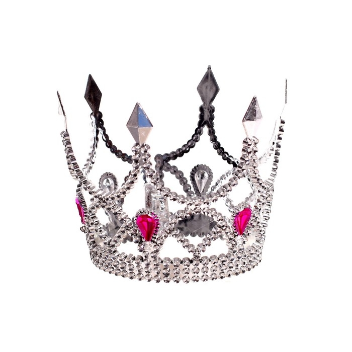 Карнавальный набор &laquo;Королева&raquo;, 3-5 лет, корона, юбка 30 см, цвет белый