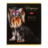 Тетрадь А5, 48 листов в клетку "Портрет лучшего друга", обложка мелованный картон, выборочный лак, скругленные углы, блок 65, 5В, МИКС