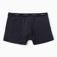 Трусы мужские боксеры, цвет серо-синий меланж, размер 52 (2XL)