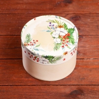 Новый год. Коробка "Новогоднее украшение" завальцованная без окна ,13 х 8,5 см