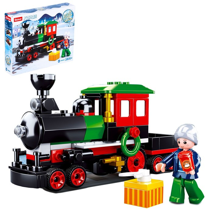 Конструктор &laquo;Розовая мечта. Паровозик&raquo;, 156 деталей