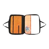 Папка для труда А4, 335 х 260 х 60 мм, с ручками текстиль, ПВХ, 13 предметов "Панда"