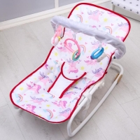 Шезлонг - качалка для новорождённых &laquo;Волшебная пони&raquo;, игровая дуга, игрушки МИКС