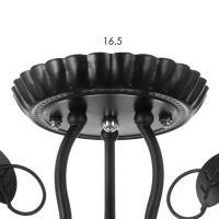 Люстра 669622/3 Е27 40Вт черный 59х59х33 см BayerLux