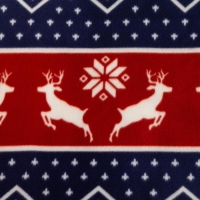Новый год. Плед "Экономь и Я" Олени 75*100 см, пл.160 г/м2, 100% п/э