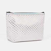 Набор косметичек 2 в 1 на молнии, с ручкой, цвет бежевый