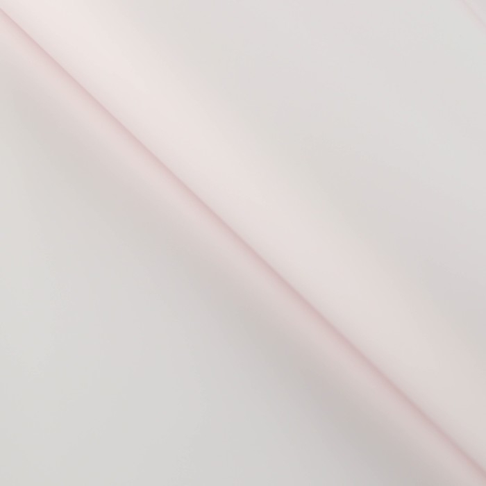 Плёнка для цветов упаковочная пудровая двухсторонняя &laquo;Нежно-розовый + белый&raquo;, 50 мкм, 0.5 х 9 м